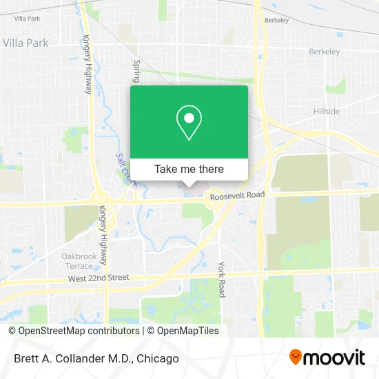 Brett A. Collander M.D. map