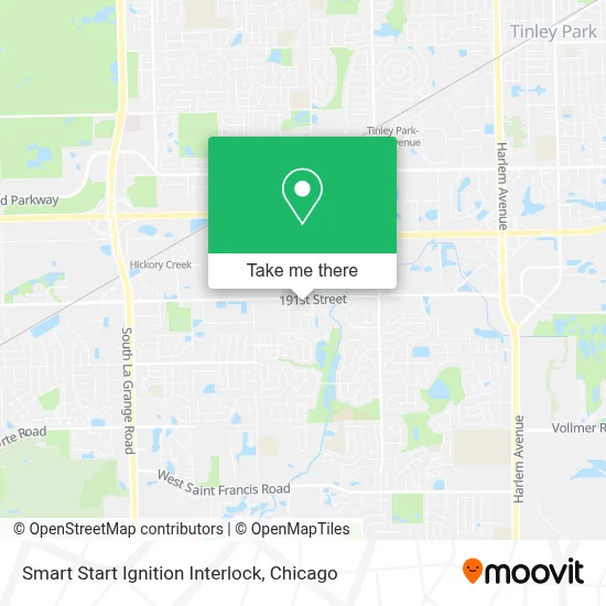 Smart Start Ignition Interlock map