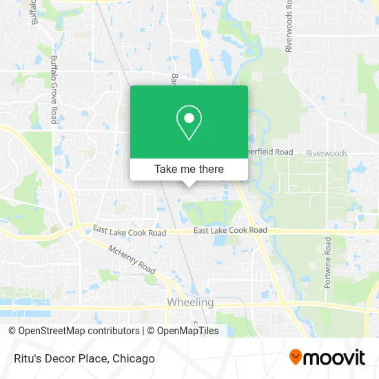 Ritu's Decor Place map