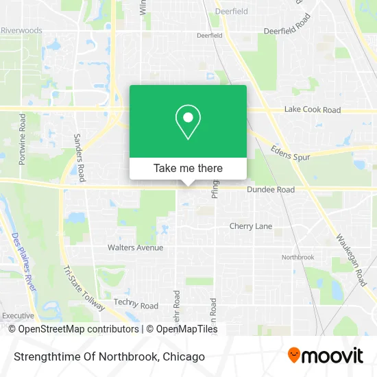 Strengthtime Of Northbrook map