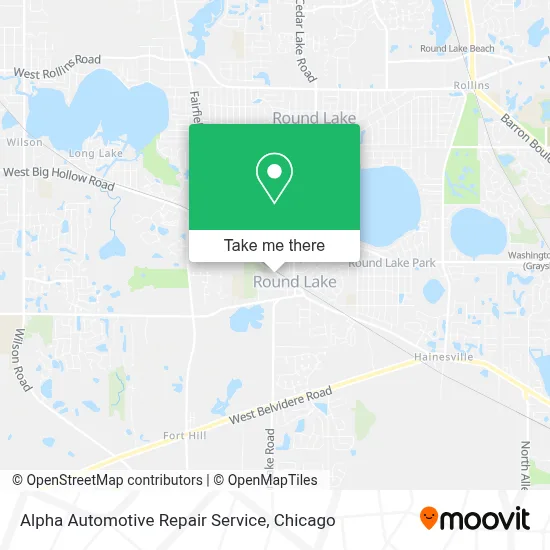 Alpha Automotive Repair Service map