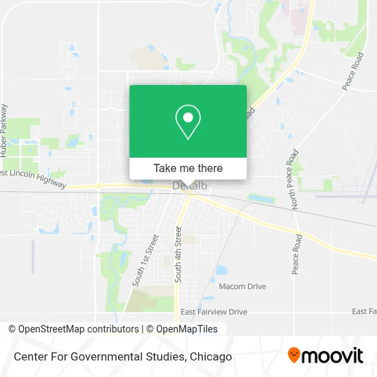 Center For Governmental Studies map