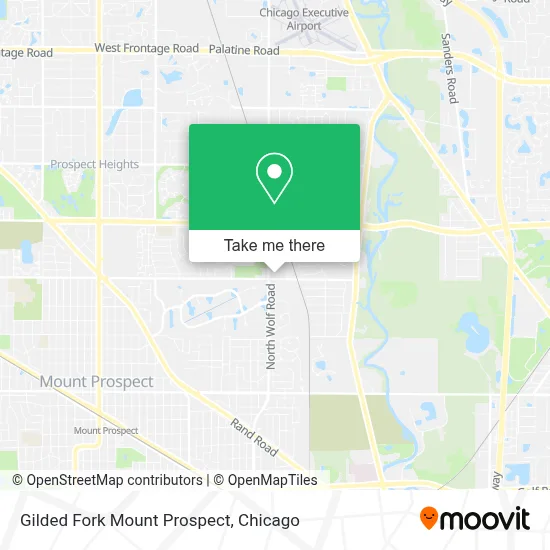 Gilded Fork Mount Prospect map