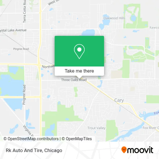 Rk Auto And Tire map