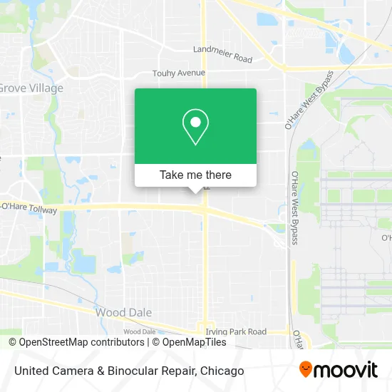 United Camera & Binocular Repair map