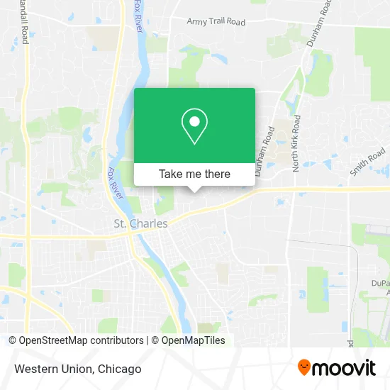 Western Union map