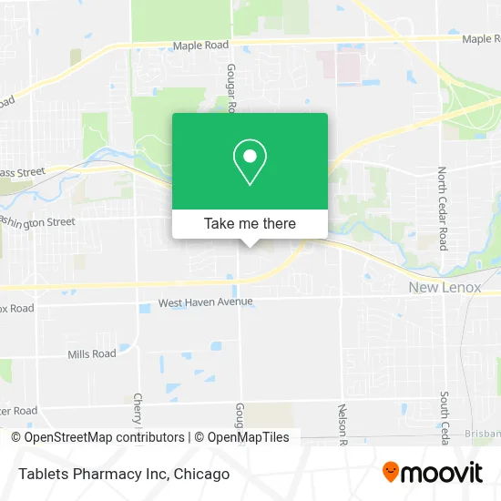 Tablets Pharmacy Inc map