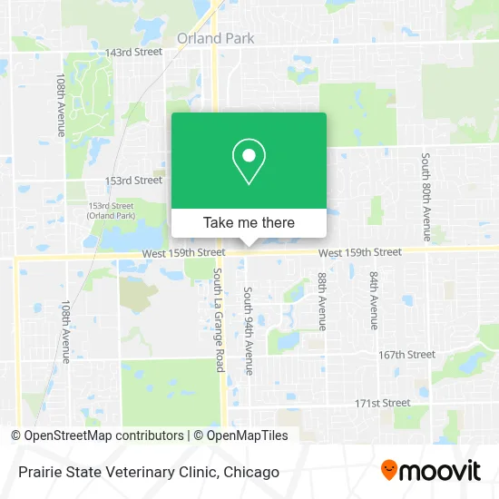 Prairie State Veterinary Clinic map