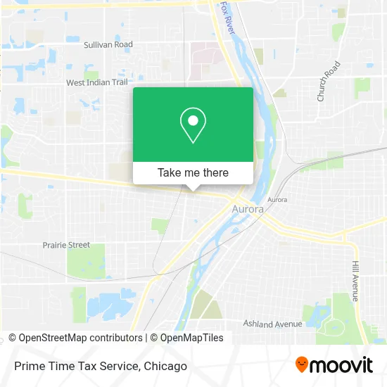 Prime Time Tax Service map