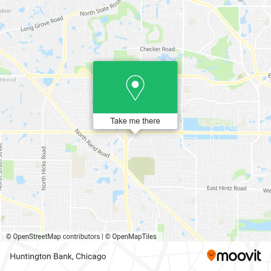Huntington Bank map
