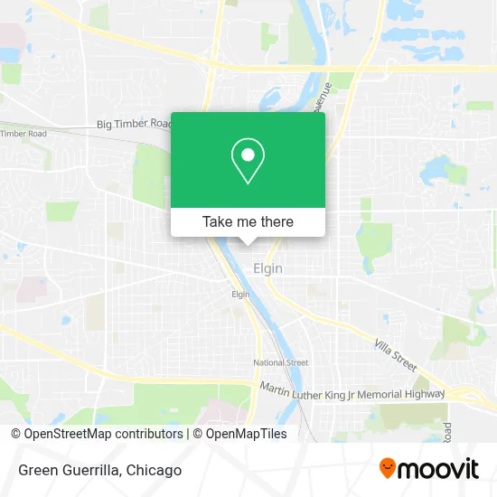 Green Guerrilla map