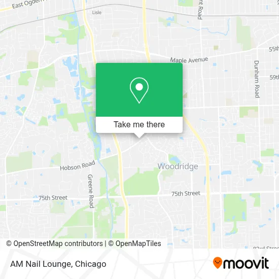 AM Nail Lounge map