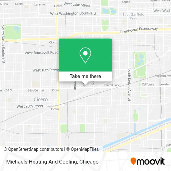 Michaels Heating And Cooling map