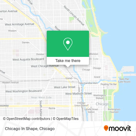 Chicago In Shape map
