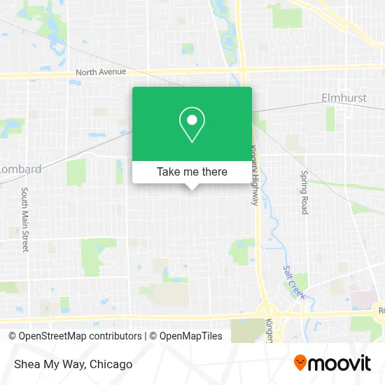 Shea My Way map