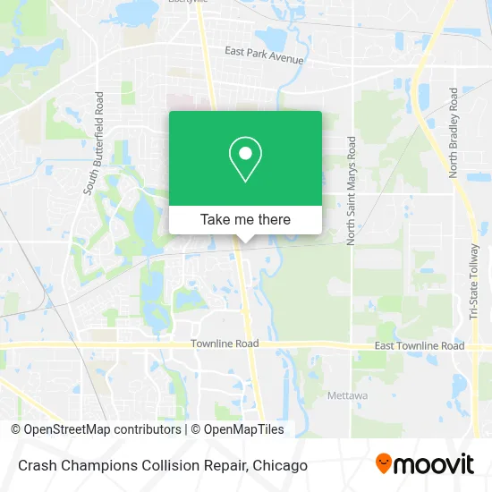 Crash Champions Collision Repair map