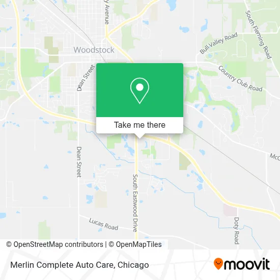 Merlin Complete Auto Care map