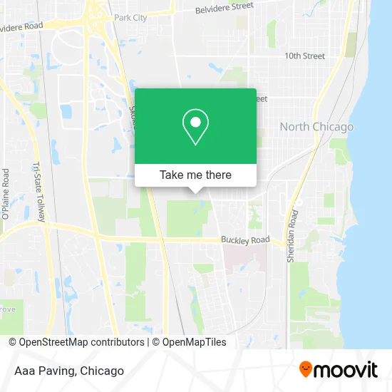 Aaa Paving map