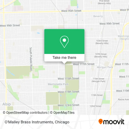 O'Malley Brass Instruments map