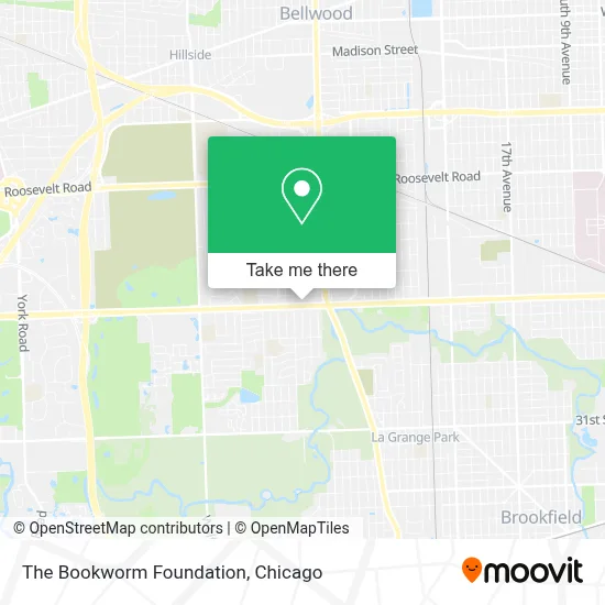 The Bookworm Foundation map