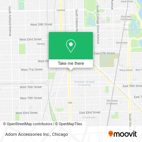 Adorn Accessories Inc. map
