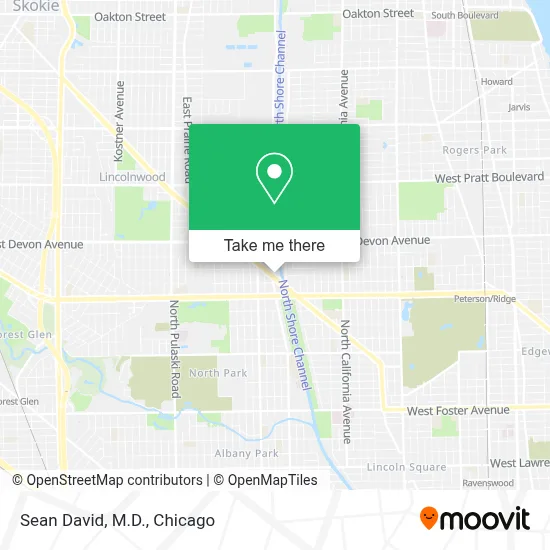 Sean David, M.D. map