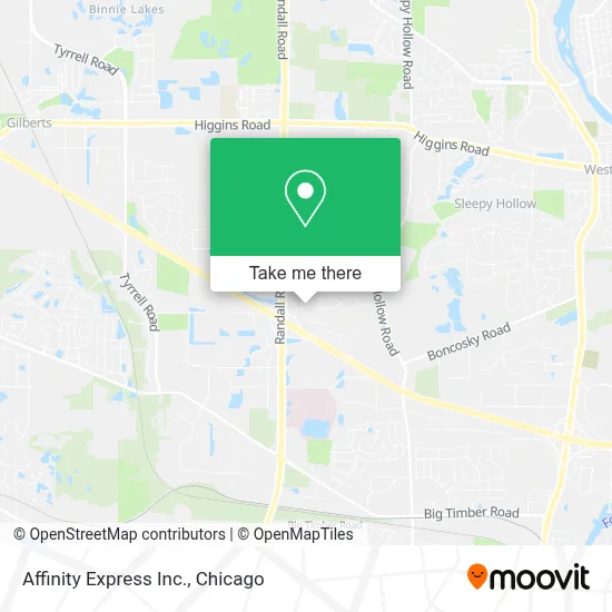 Affinity Express Inc. map