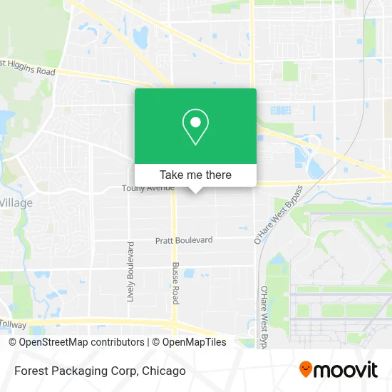 Forest Packaging Corp map