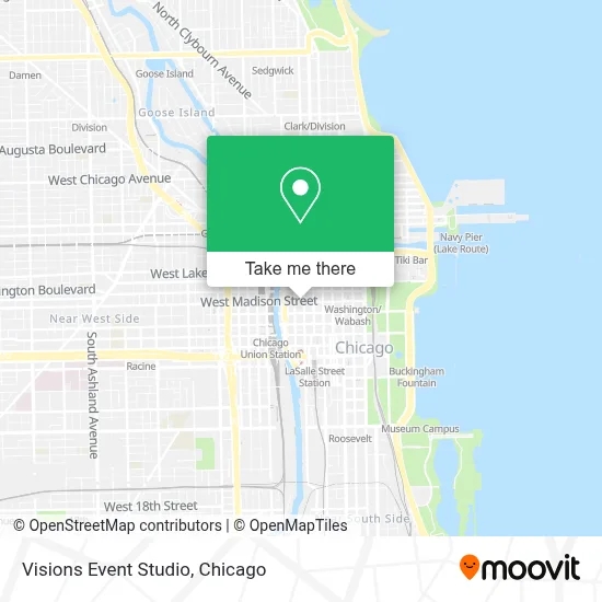 Visions Event Studio map