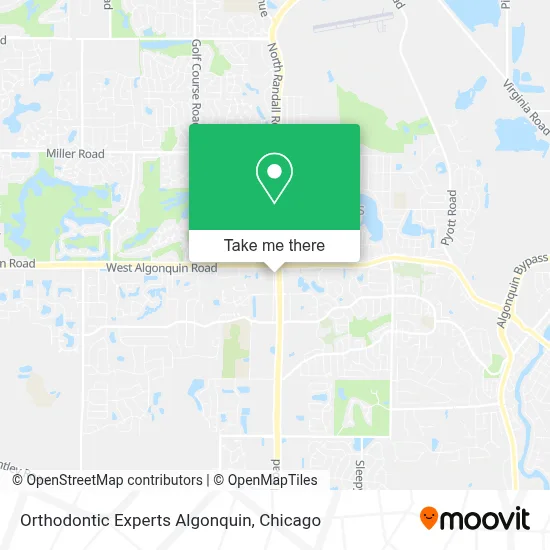 Orthodontic Experts Algonquin map