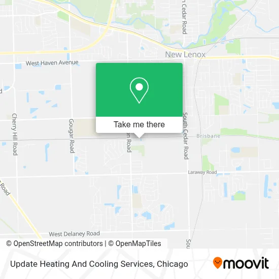 Update Heating And Cooling Services map