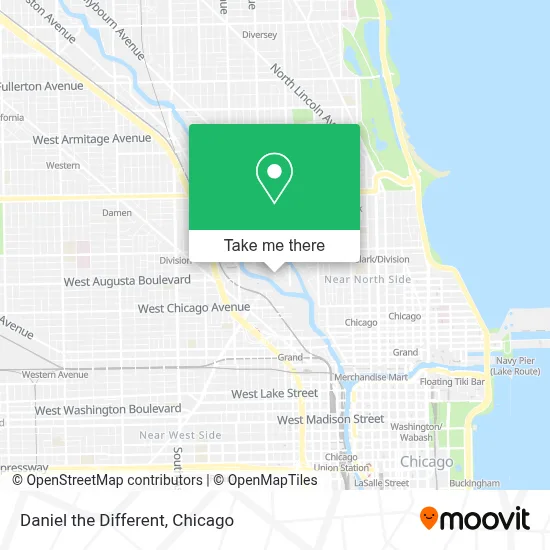 Daniel the Different map