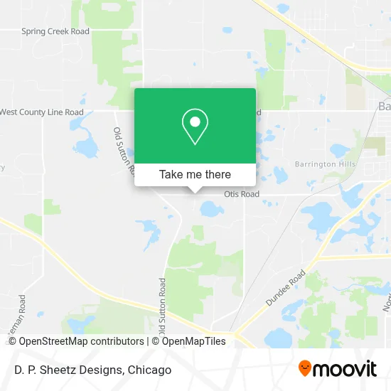 D. P. Sheetz Designs map