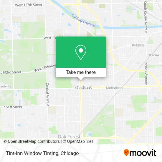 Tint-Inn Window Tinting map