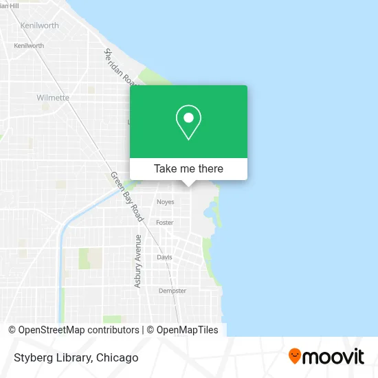 Styberg Library map