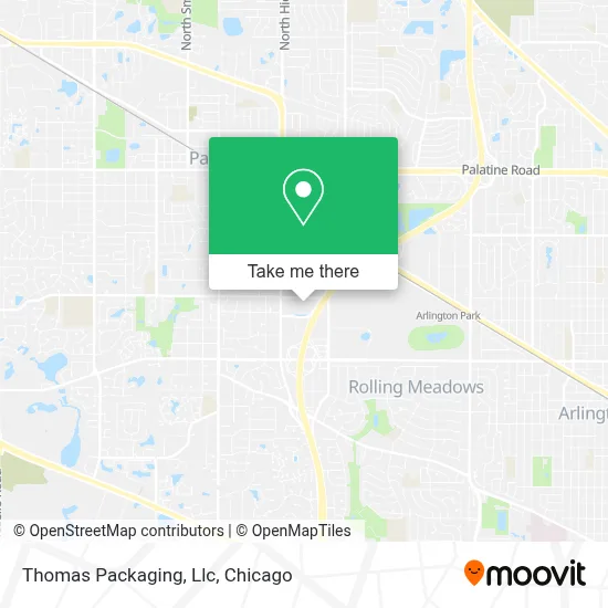 Thomas Packaging, Llc map