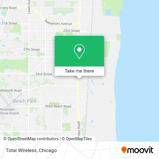 Total Wireless map