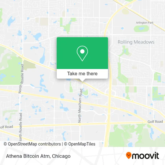 Athena Bitcoin Atm map