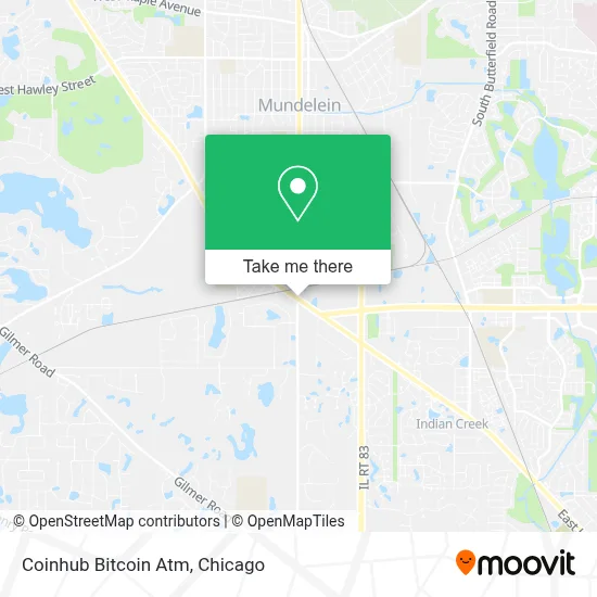 Coinhub Bitcoin Atm map