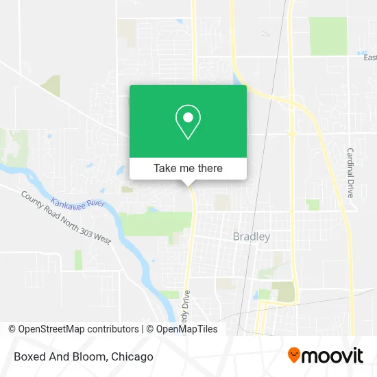 Boxed And Bloom map