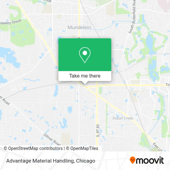 Advantage Material Handling map