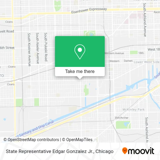 State Representative Edgar Gonzalez Jr. map