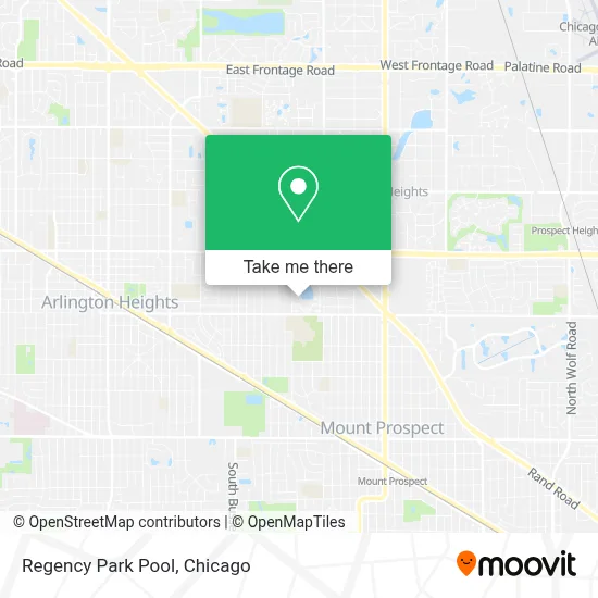 Regency Park Pool map