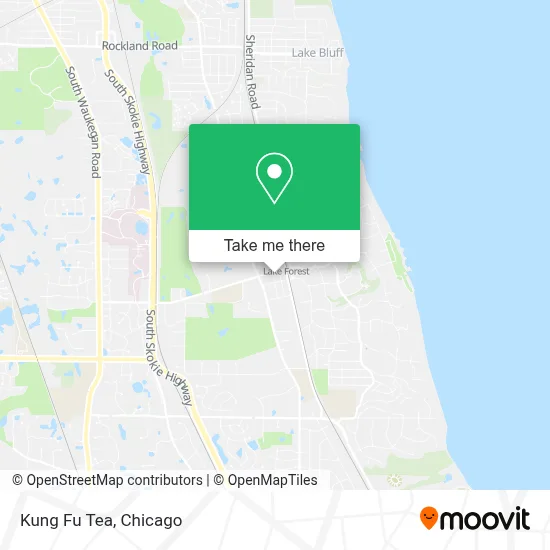 Kung Fu Tea map