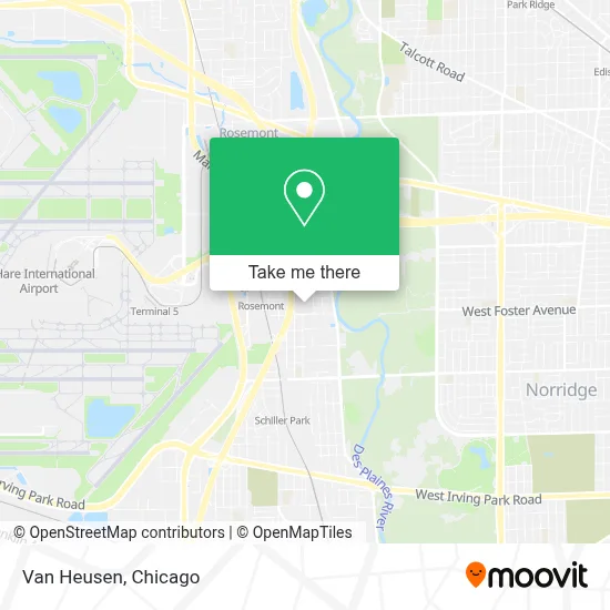 Van Heusen map
