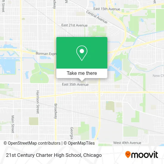21st Century Charter High School map