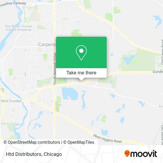 Htd Distributors map