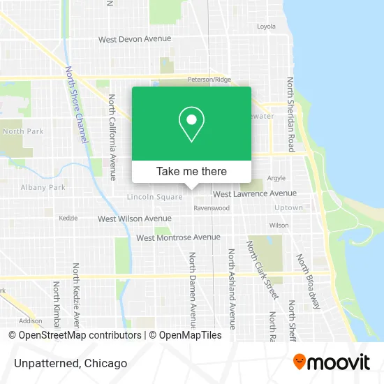 Unpatterned map