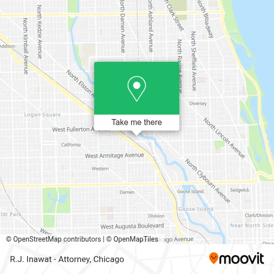 R.J. Inawat - Attorney map