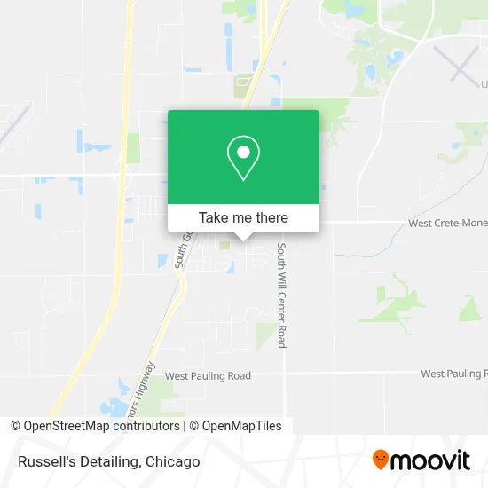 Russell's Detailing map